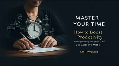Master Your Time How to Boost Daily Productivity and Achieve More