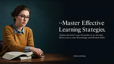 Master Effective Learning Strategies to Boost Your Knowledge and Skills