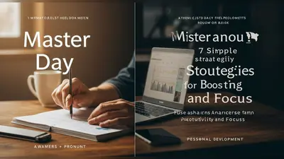 Master Your Day 7 Simple Strategies for Boosting Productivity and Focus