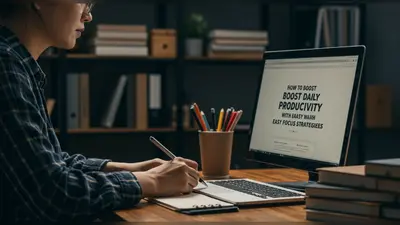 How to Boost Daily Productivity with Easy Focus Strategies