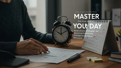 Master Your Day Seven Simple Strategies for Boosting Productivity and Focus