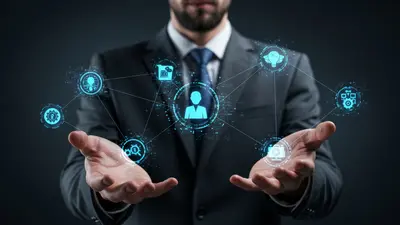 A concise and engaging description of ‘Explore Different AI Agent Types Understand Their Unique Roles’ that summarizes its core idea in a visually compelling way, depicting the variety and interconnectedness of AI agent categories.