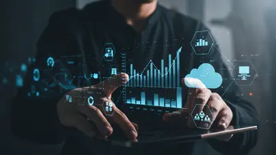 Visualizing the integration of financial discipline with cloud operations to optimize spending and maximize business value through FinOps.