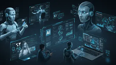 A compelling vision of how advanced AI agents are set to transform seven key aspects of our future work and daily lives, bringing efficiency and innovation.
