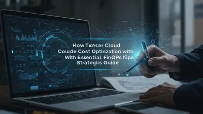 A concise and engaging description of ‘How to Master Cloud Cost Optimization with Essential FinOps Strategies Guide’ that summarizes its core idea in a visually compelling way.