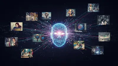 Visualizing the boundless creative potential and innovative applications of generative AI agents in technology and beyond.