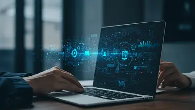 A visual metaphor showing a calculator or financial graph integrated with cloud icons, representing smart FinOps strategies for mastering cloud costs.
