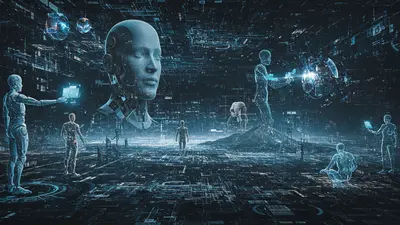 Glimpsing into the future where autonomous and intelligent AI agents shape our world.