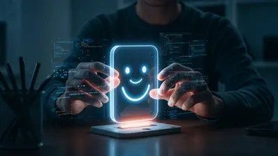 A person confidently building their own AI assistant, illustrating the practical steps for personalized everyday use.