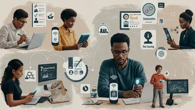 Illustrating the diverse and practical benefits AI assistants offer for boosting daily productivity across various lifestyles.