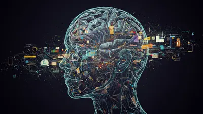 A dynamic visual showcasing the diverse and amazing creative applications of generative AI agents in various artistic and content fields.