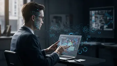A futuristic scene depicting autonomous AI agents assisting in various daily tasks, highlighting their practical benefits for a diverse audience.
