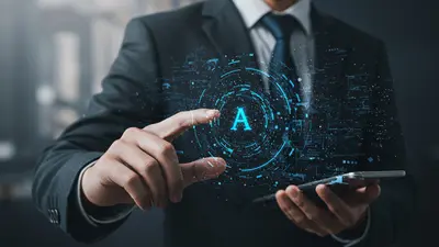 A visual guide to streamlining AI processes: abstract elements representing data flow, automation, and efficiency, all converging to optimize an AI workflow.
