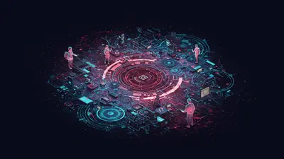 A vivid image demonstrating diverse and creative applications of generative AI agents in the realm of content creation.