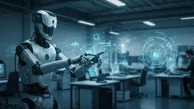 Depicting the transformative impact of autonomous AI agents, this image illustrates how these technologies are redefining efficiency and innovation in business operations.