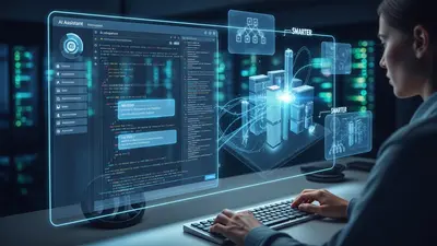 A concise and engaging description of ‘How to Leverage AI Coding Assistants to Write Better Code Faster and Smarter’ that summarizes its core idea in a visually compelling way.