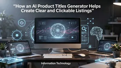 How an AI Product Titles Generator Helps Create Clear and Clickable Listings