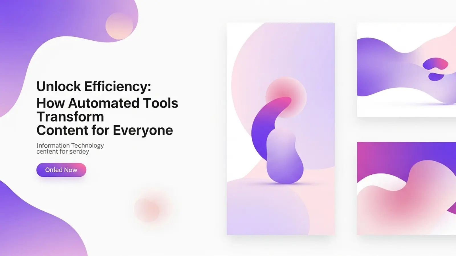 Automated Content Creation Tools for Scalable, Data Driven Growth