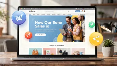 An engaging depiction of an optimized online store interface designed to increase sales and enhance customer experience.