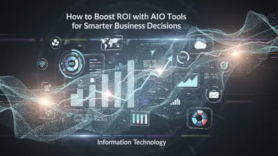 An engaging representation of AIO tools driving smarter decisions and higher ROI in business.