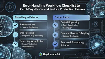 Error Handling Workflow Checklist to Catch Bugs Faster and Reduce Production Failures