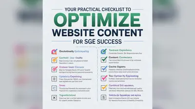Your Practical Checklist to Optimize Website Content for SGE Success
