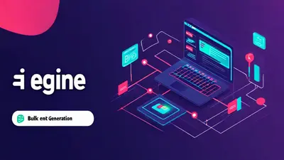 Illustration for “ai engine” bulk content generation
