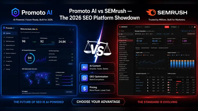 Promoto AI vs SEMrush: Which Platform Actually Moves the Needle in 2026?