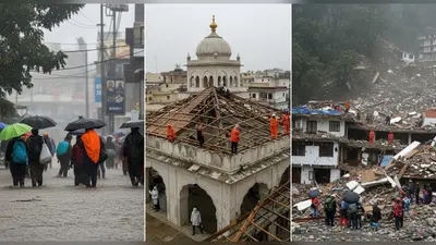 भारी बारिश का कहर: चारधाम यात्रा स्थगित, अजमेर दरगाह में हादसा, हिमाचल में 13 की मौत