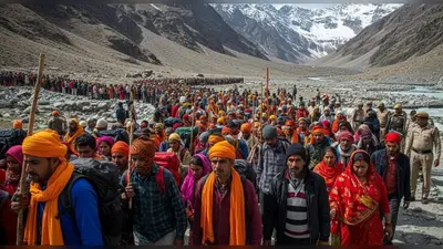 अमरनाथ यात्रा के लिए 7,200 श्रद्धालुओं का नया जत्था रवाना