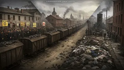 नाज़ी जर्मनी में यहूदियों पर हुए अत्याचार और नरसंहार के मुख्य चरण जानें