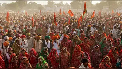 भील प्रदेश की मांग ज़ोर पकड़ती हुई: चार राज्यों से आदिवासी बांसवाड़ा में जुटे, हिंदू राष्ट्र पर उठे सवाल