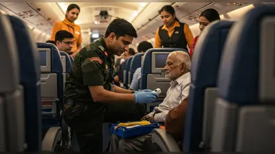 आसमान में फरिश्ता: इंडिगो फ्लाइट में सेना के डॉक्टर ने बचाई वृद्ध की जान, ग्लूकोज लेवल गिरने पर दिया तत्काल उपचार
