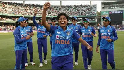 इतिहास रचा! भारत ने इंग्लैंड को 2-1 से हराया, सीरीज पर कब्जा: तीसरे वनडे में क्रांति गौड़ के 6 विकेट ने दिलाई यादगार जीत