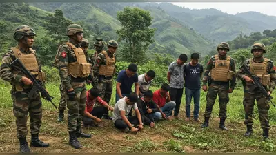 मणिपुर में सुरक्षा बलों की बड़ी कामयाबी, 8 उग्रवादी गिरफ्तार