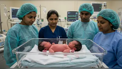 इंदौर में अनोखी बच्ची का जन्म: दो सिर, एक धड़; डॉक्टर हैरान, बोले- लाखों में एक ऐसा मामला