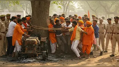 बदायूं कांवड़ हादसा: भीड़ के गुस्से का शिकार बना ड्राइवर, पुलिस बनी बेबस दर्शक