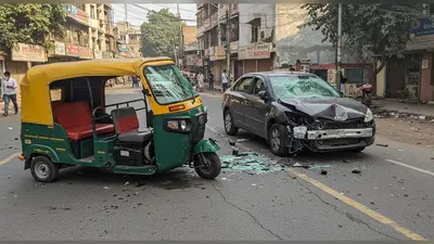दिल्ली में दिल दहला देने वाला हादसा: नाबालिग ने कार से ई-रिक्शा को कुचला, चालक की मौके पर मौत