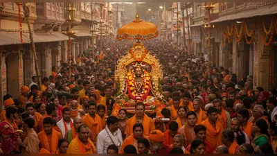 सावन का तीसरा सोमवार: उज्जैन में चंद्रमौलेश्वर रूप में निकले महाकाल, काशी में 3 किलोमीटर लंबी भक्त कतारें