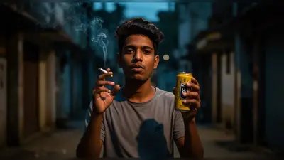 सिगरेट का जहर बेअसर करने की कोशिश? युवक ने एनर्जी ड्रिंक के साथ की स्मोकिंग, वायरल वीडियो देख उड़ जाएंगे होश!