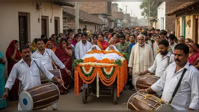 हरियाणा में पति-पत्नी का 30 मिनट के भीतर निधन: पत्नी की मृत्यु से सदमे में पति ने छोड़े प्राण, ढोल-बाजे के साथ विदाई