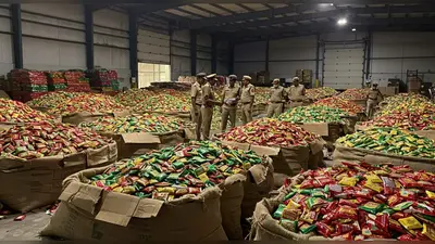 मैनपुरी में बड़ी कार्रवाई: क्रिमिनल इंटेलिजेंस विंग ने जब्त किया 50 लाख का अवैध पान मसाला