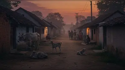 गाजीपुर तिहरा हत्याकांड: तंत्र-मंत्र के अंधेरे में डूबा परिवार, पड़ोसी डरे, भूखे तड़प रहे पशु