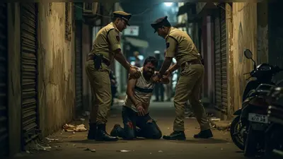 मथुरा में 15 हज़ारी बदमाश ढेर: पुलिस मुठभेड़ में टांग में लगी गोली, दबोचा गया अपराधी