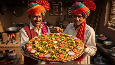 राजस्थानी मर्दों ने बनाया ‘पिज्जा का बाप’! वीडियो देख आप भी कहेंगे ‘वाह’