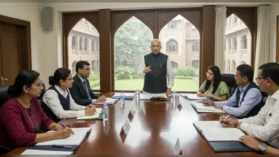 डॉ. भीमराव आंबेडकर विश्वविद्यालय में बड़ा निरीक्षण: कुलाधिपति ने परखी प्रगति, कामकाज सुधारने के लिए दिए कड़े निर्देश