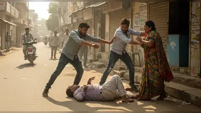 आगरा में बेरहमी: पेशाब करने से मना किया तो दुकानदार और पूरे परिवार को पीटा