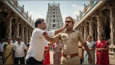 आंध्र प्रदेश: मंदिर में जल्दी एंट्री न मिलने पर मंत्री के भाई ने पुलिस कॉन्स्टेबल को जड़ा थप्पड़, घटना का वीडियो वायरल