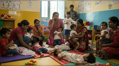 अलीगढ़: आंगनबाड़ी में बच्चों ने खाया घर से लाया ज़हर, कई बीमार; हड़कंप