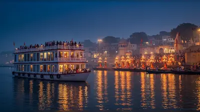 गंगा आरती का नया अनुभव: अब काशी में लग्जरी ‘गंगोत्री क्रूज’, पर्यटकों को मिल रहा शानदार नजारा